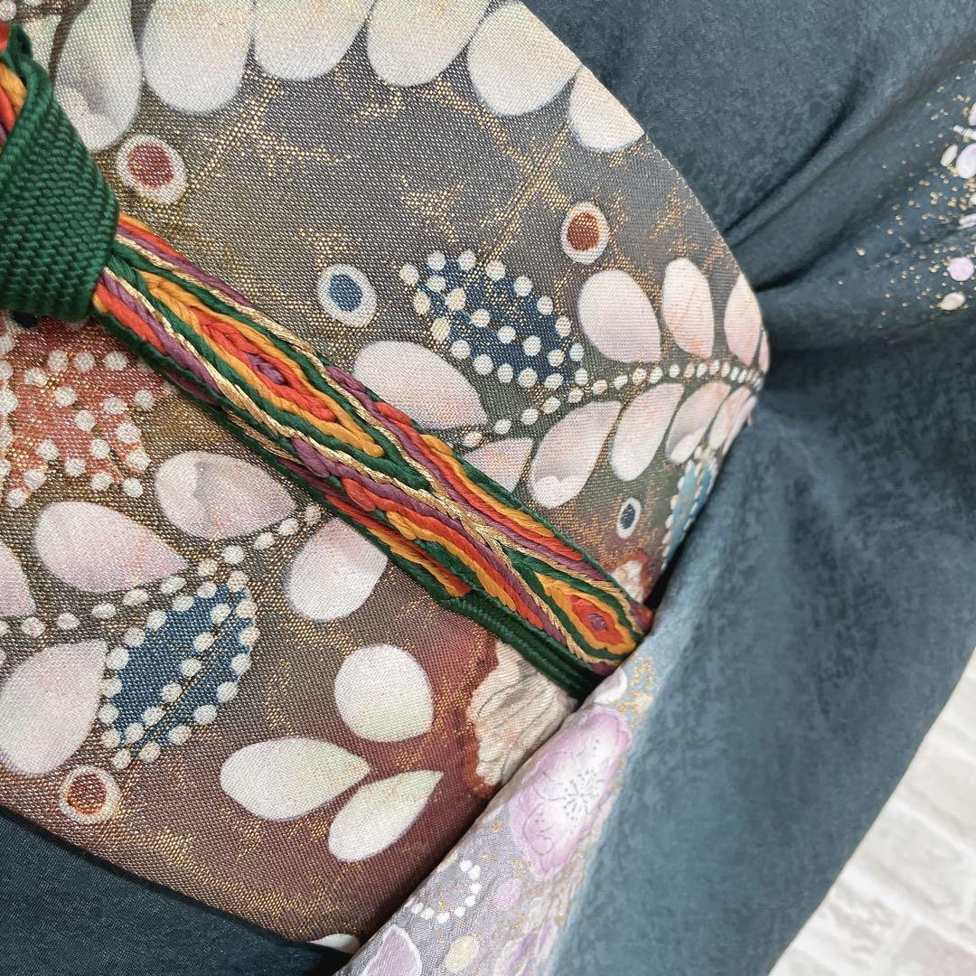 訪問着　フルセット　辻ヶ花　金彩加工　パールトーン加工　着物　L2