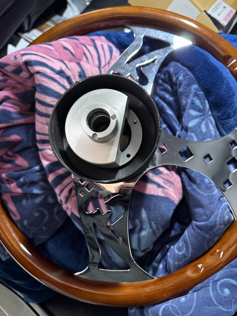 ビックリグ　ウッドハンドル スーパーグレート用ボス付！