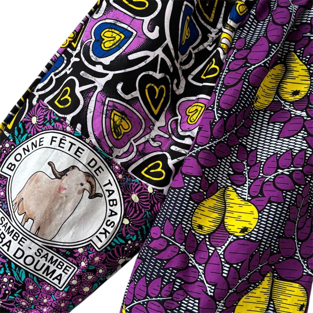 アンキー アフリカンバティック zakuchiku ワイドパンツ