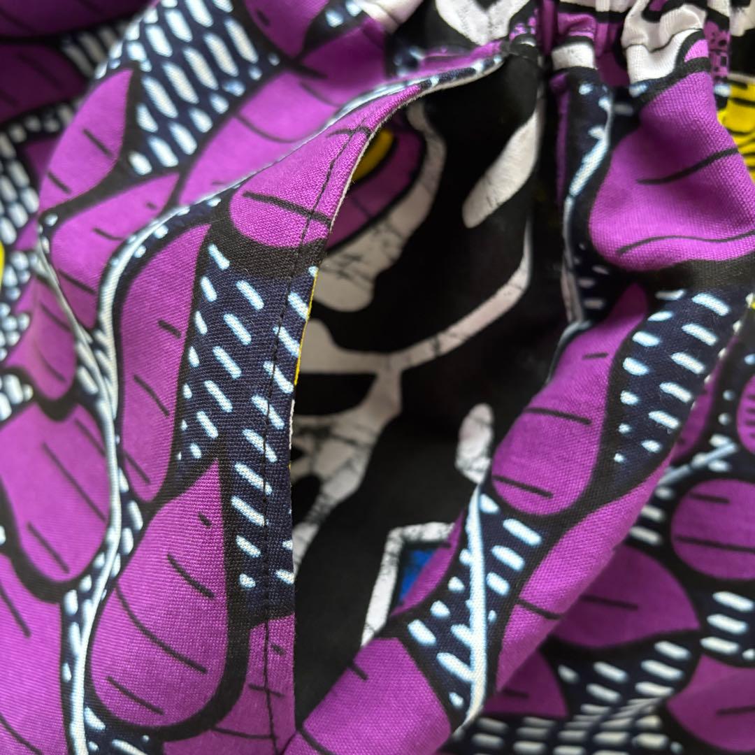 アンキー アフリカンバティック zakuchiku ワイドパンツ