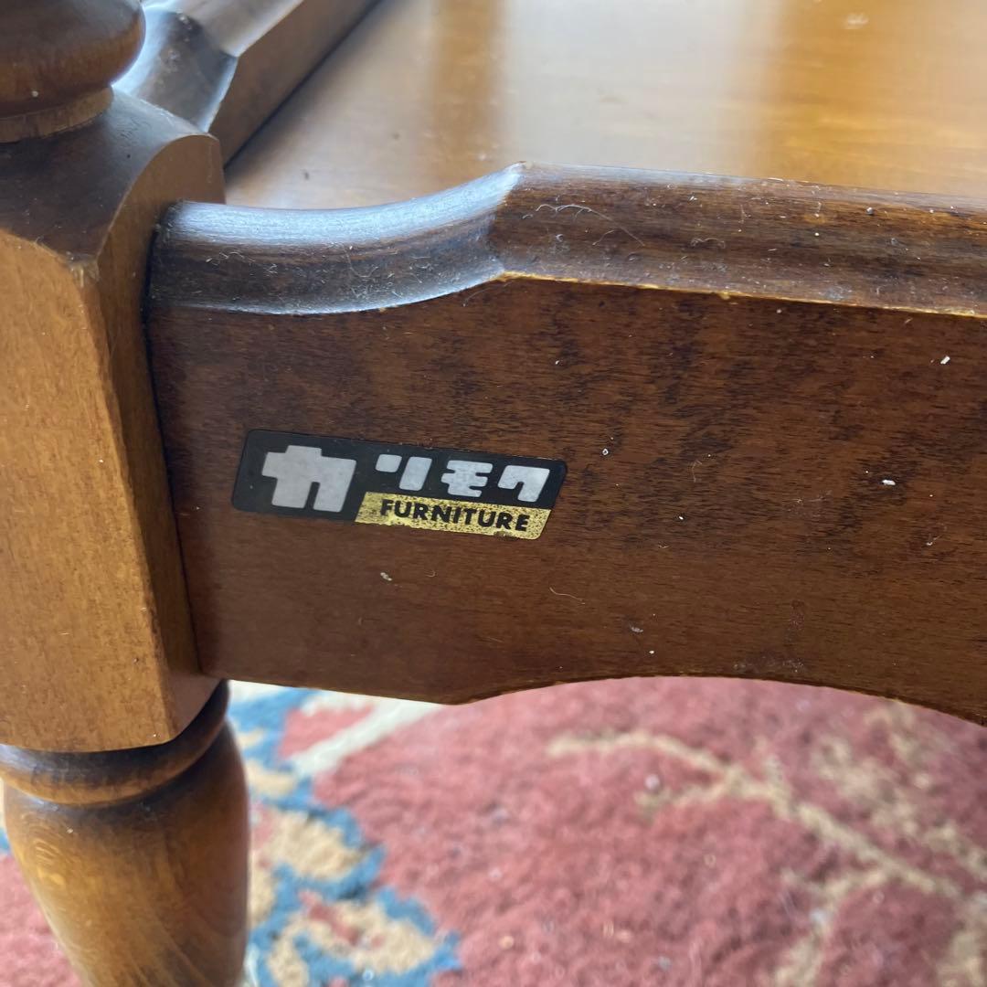 アンティーク カリモク 木製トローリー サービスワゴン キッチンカート 古家具