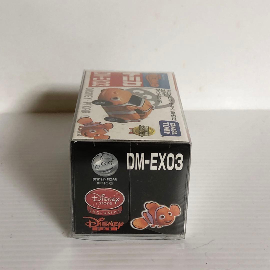 トミカ　ディズニーモータースDM-EX(03ニモ／04 ステッチ)+ピンバッジ
