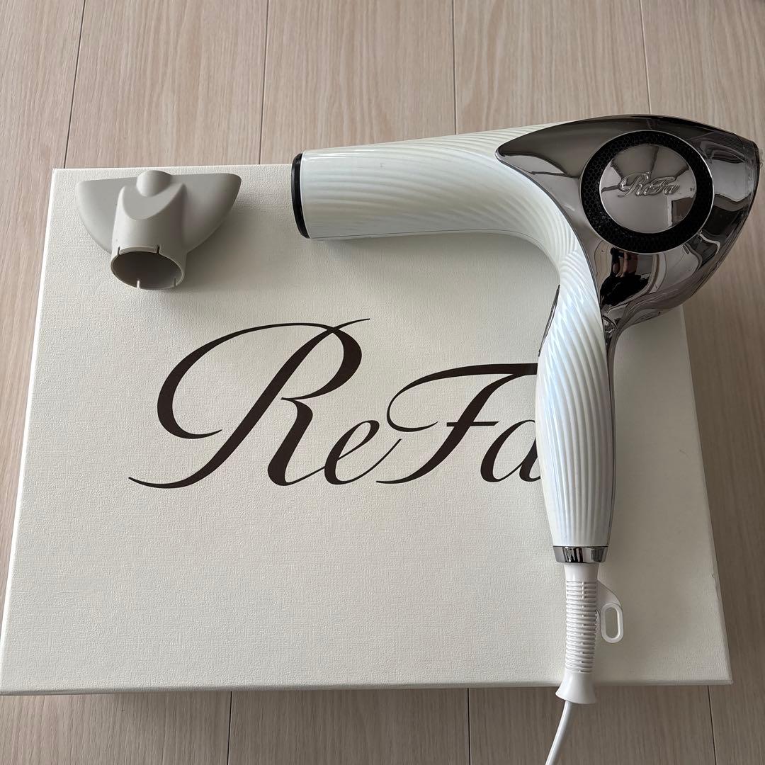 ReFa ホワイト ヘアドライヤー ノズル付き