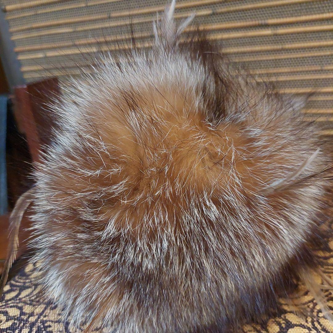 DoKIri-⭐ミンク⭐ミニバック⭐パーティーバッグ⭐持ち手スエード茶