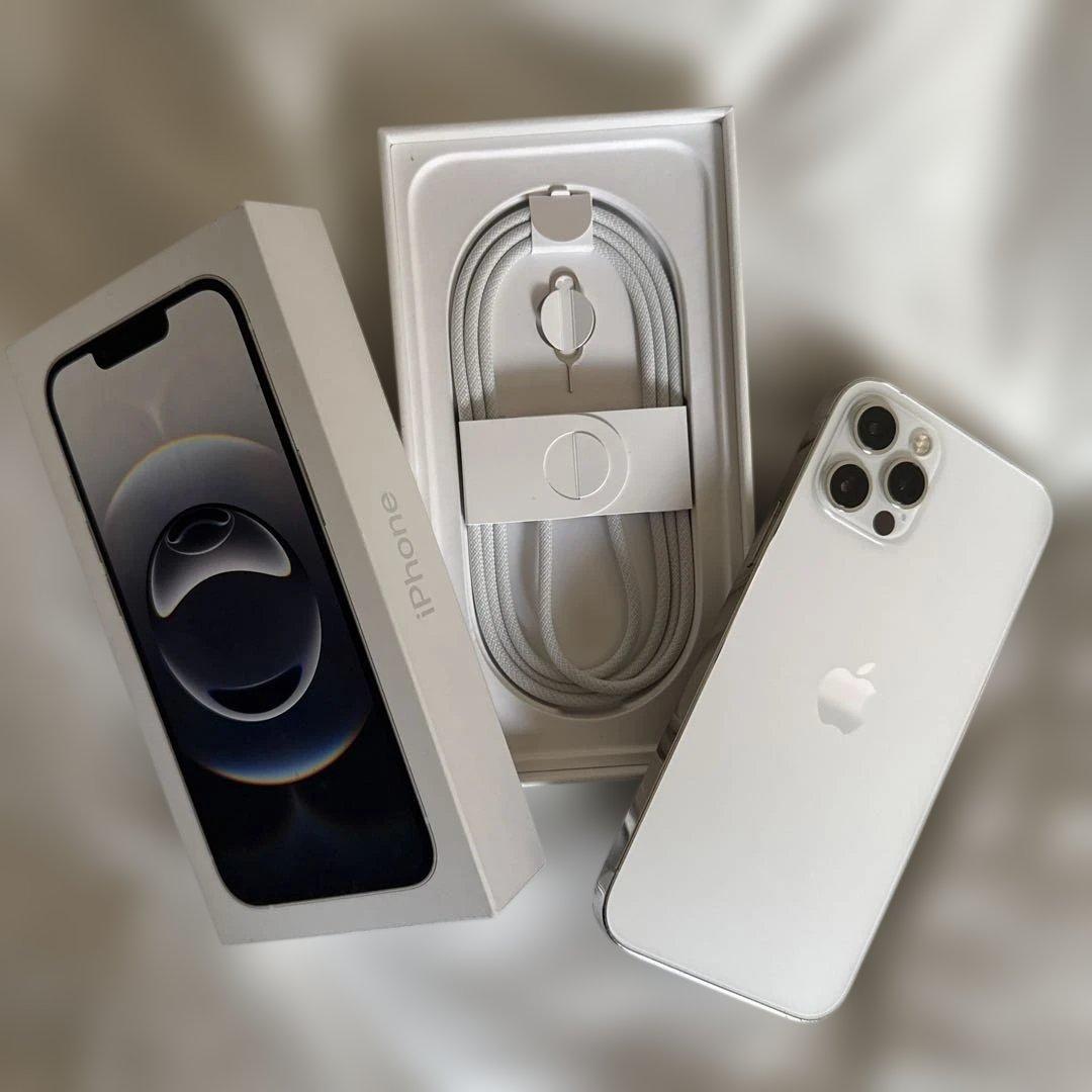 iPhone12pro 256GB ホワイト SIMフリー 初期化済み