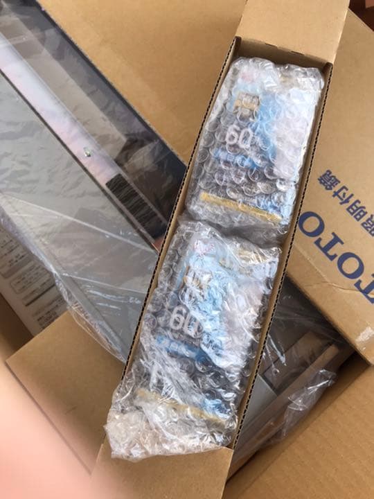 ★頑張値引★【TOTO】LED照明付鏡 トイレ洗面所用 間接照明　EL80014