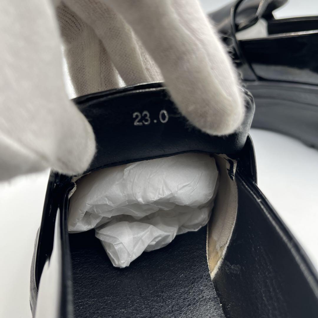 ビアズリー エナメルレザーローファー【23cm】