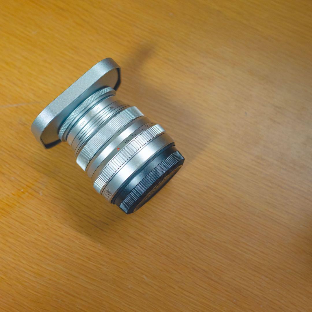 xf35mm f2 r wr 単焦点レンズ シルバー