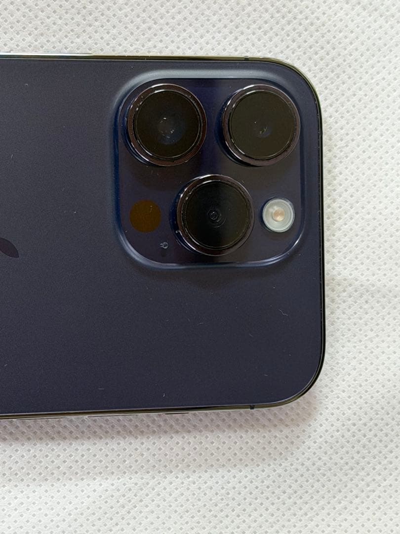 【美品】Apple iPhone 14 Pro 128GBディープパープル 本体