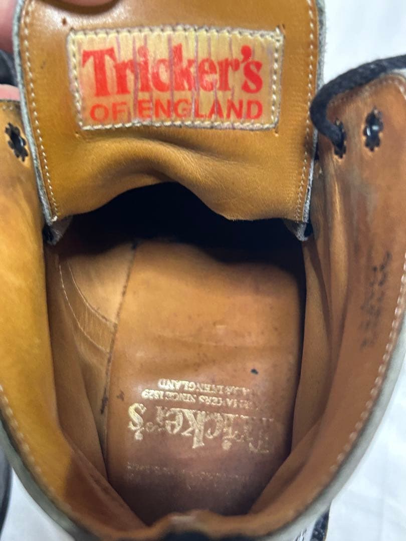 Tricker's / MALTON / M2508 / 黒 7.5 箱無し
