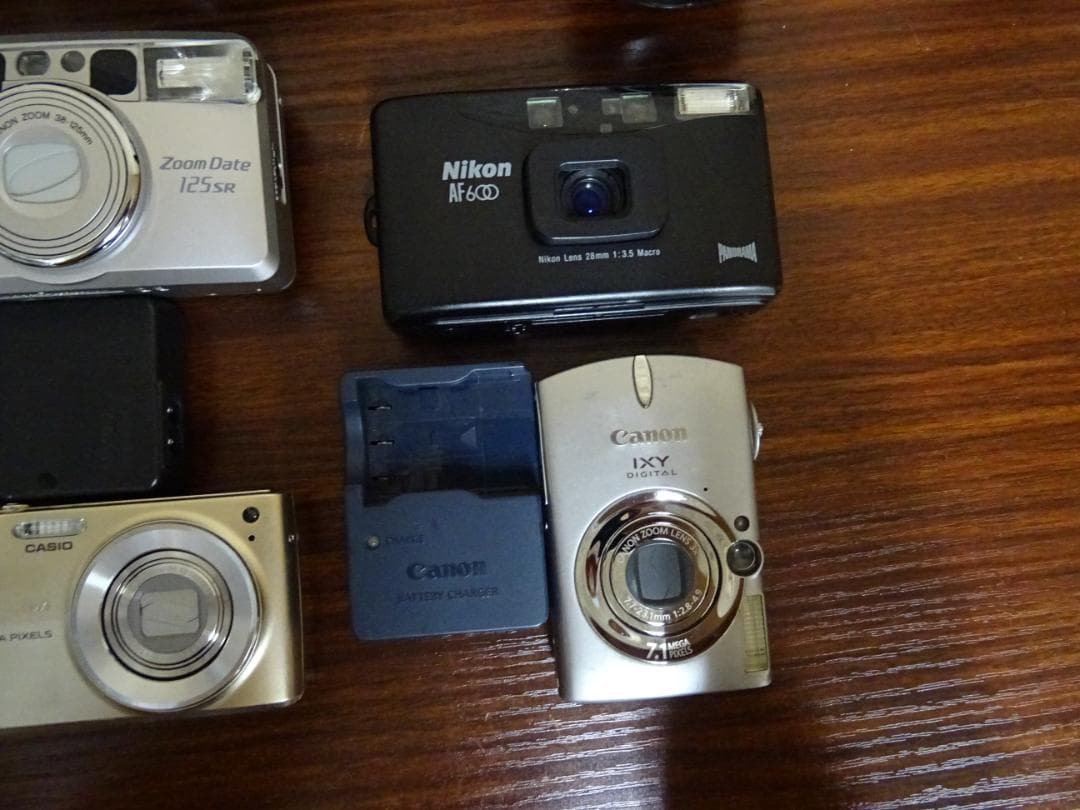 d*3様 藤026 カメラ まとめ売り 8点 キャノン コニカ ニコン カシオ