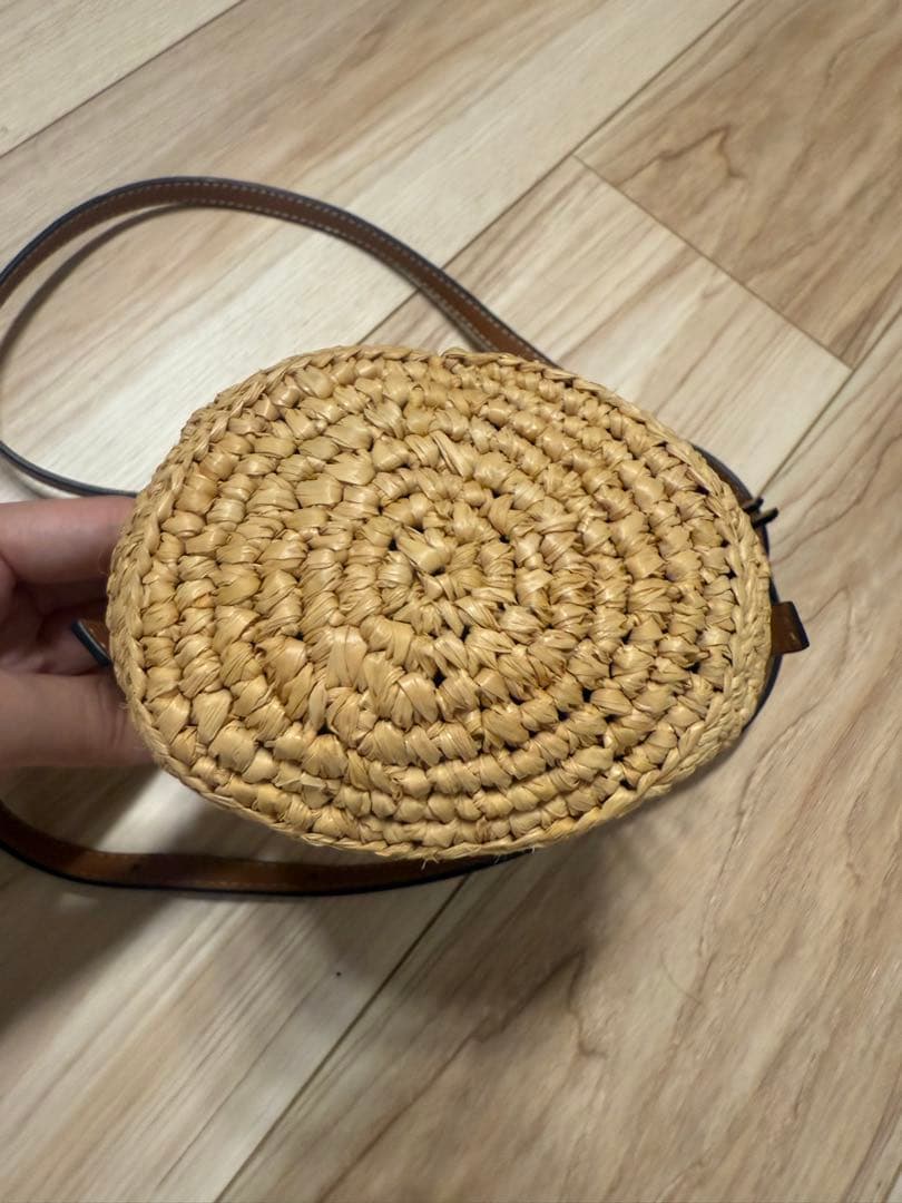 【即日配送可能】LOEWE ロエベ　かご素材ショルダーバッグ