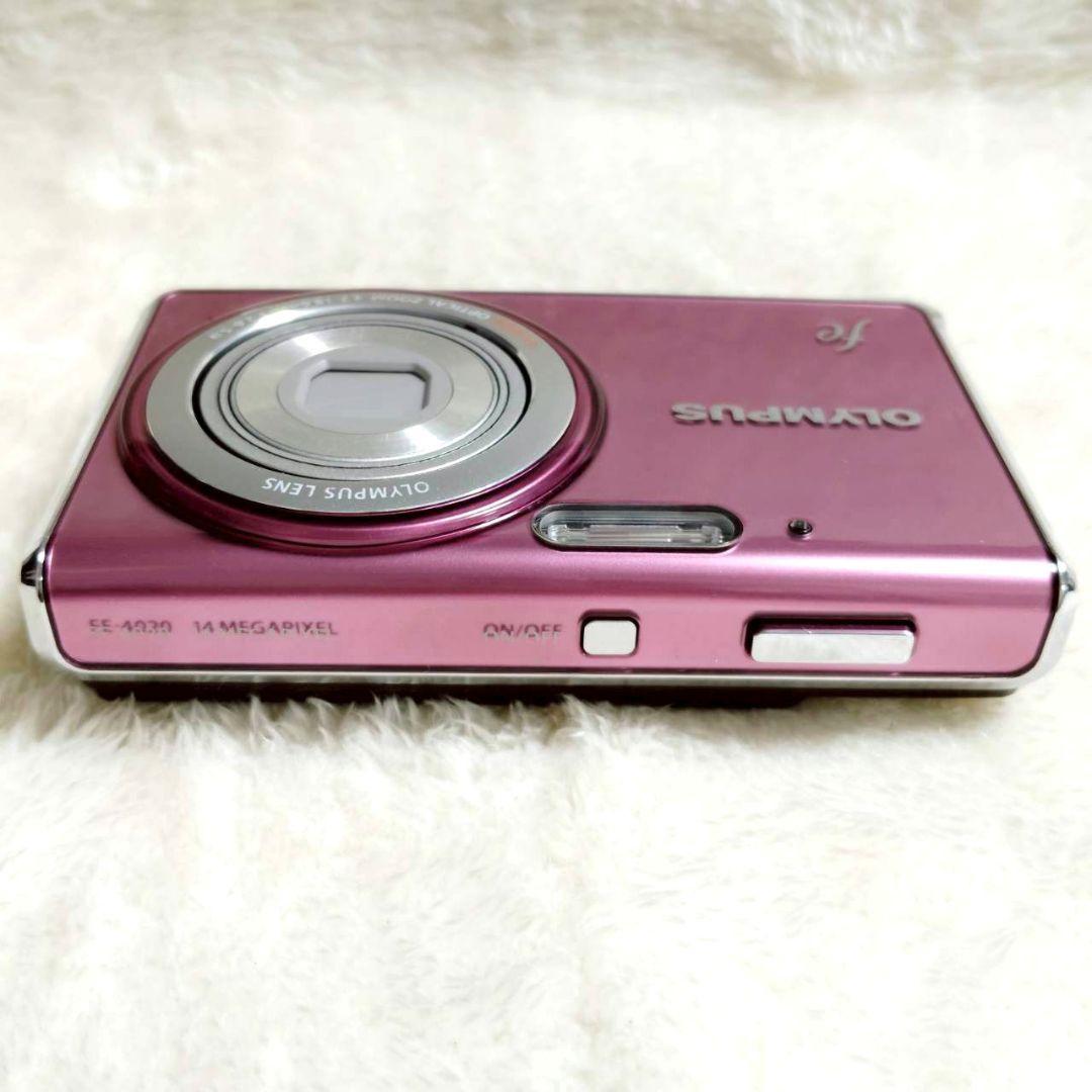 OLYMPUS FE-4020 ピンク 箱 付属品 コンデジ デジカメ