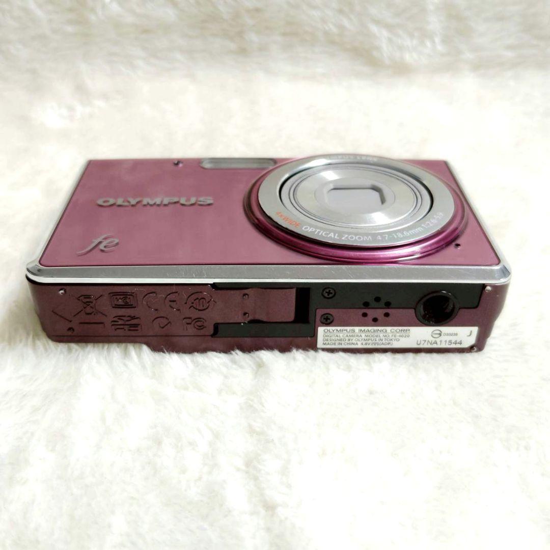 OLYMPUS FE-4020 ピンク 箱 付属品 コンデジ デジカメ