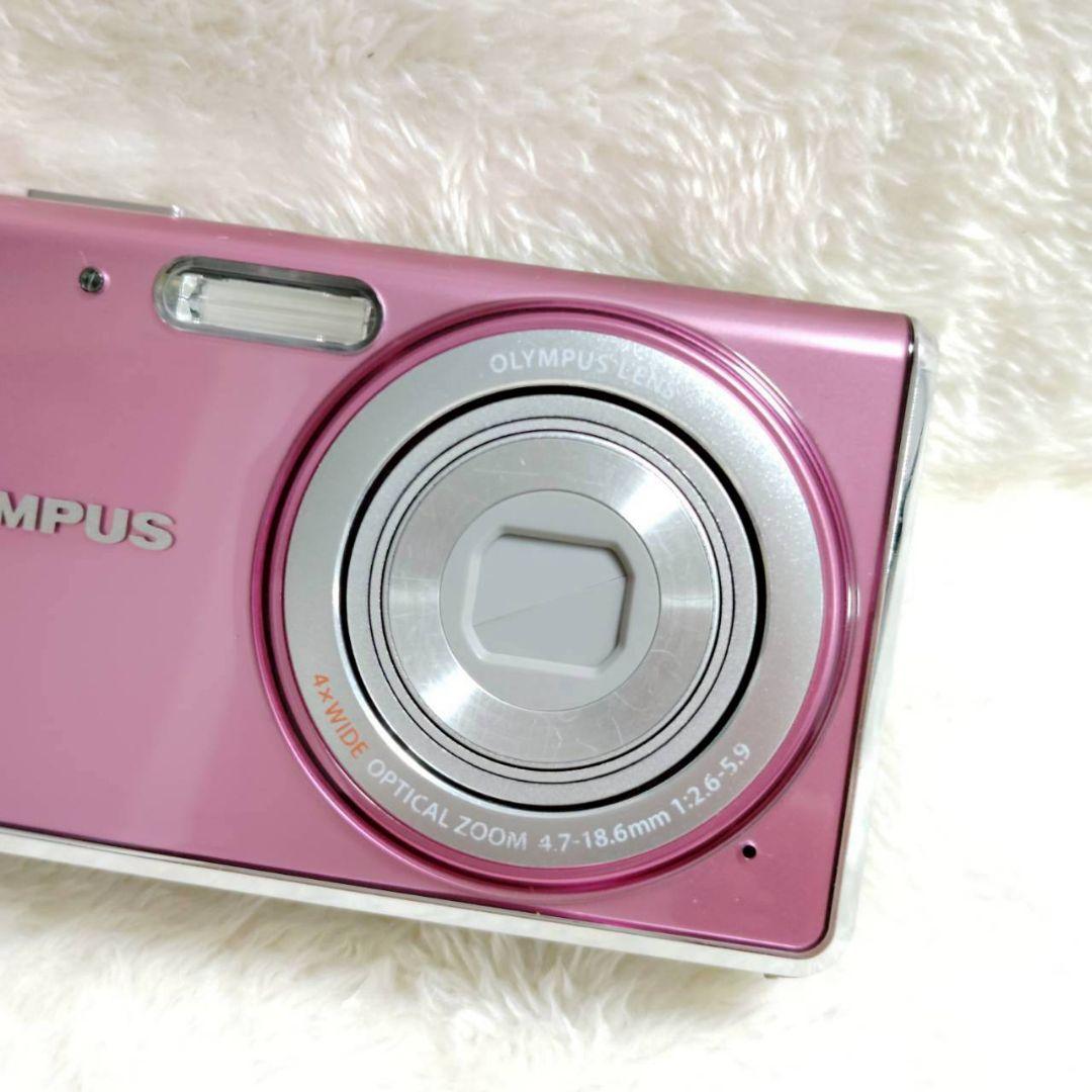 OLYMPUS FE-4020 ピンク 箱 付属品 コンデジ デジカメ
