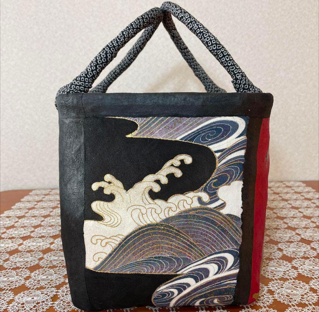 一閑張り かごバッグ