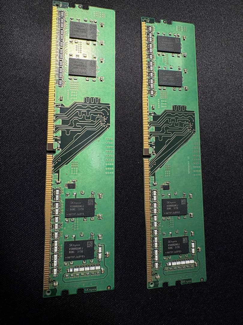 SK hynix製DDR4 8GB×2（計16GB）3200MHz 動作確認済
