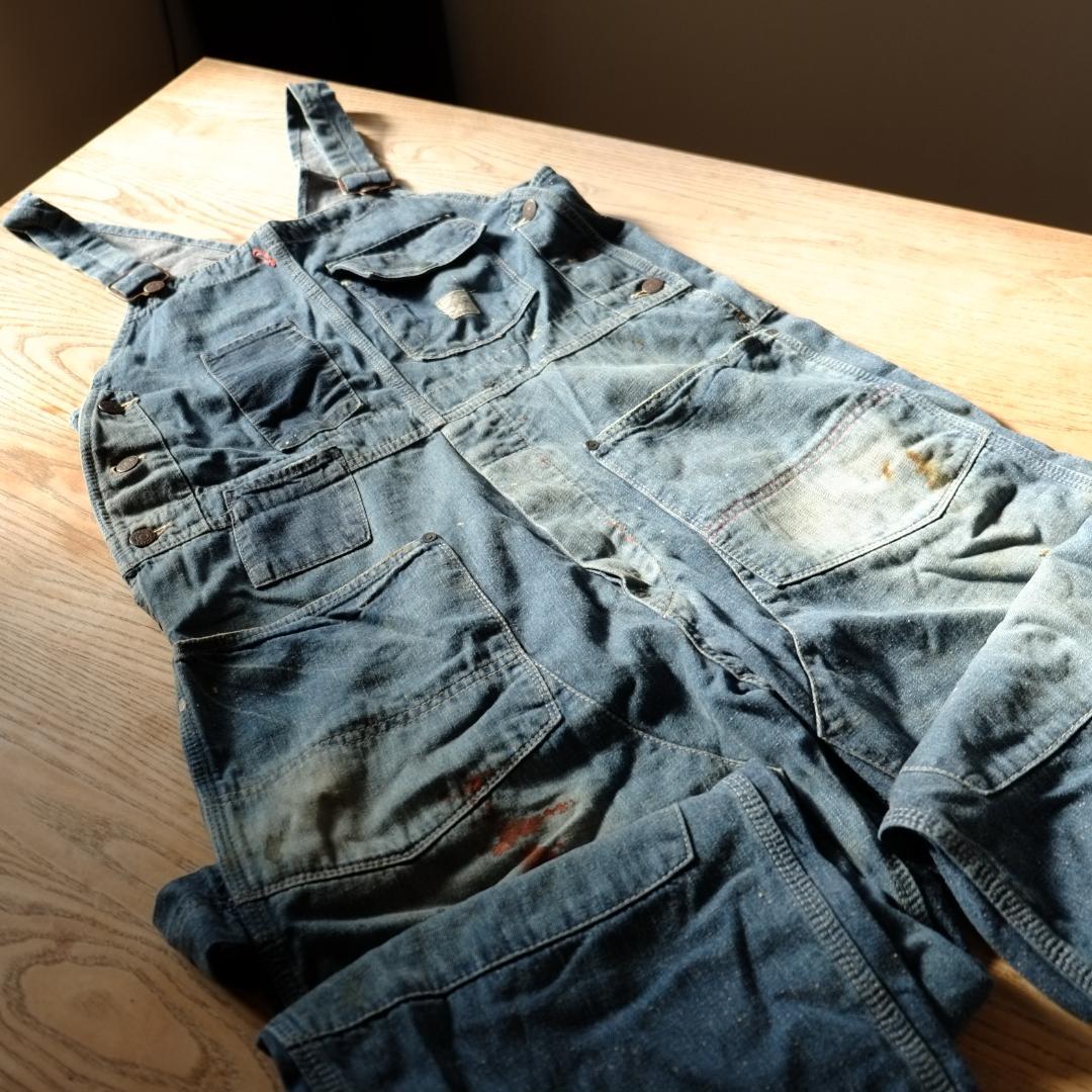 ANACHRONORMアナクロノーム リメイク ダメージ オーバーオール メンズ