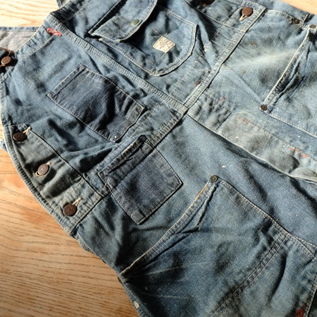 ANACHRONORMアナクロノーム リメイク ダメージ オーバーオール メンズ