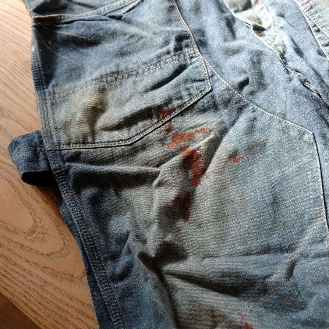 ANACHRONORMアナクロノーム リメイク ダメージ オーバーオール メンズ