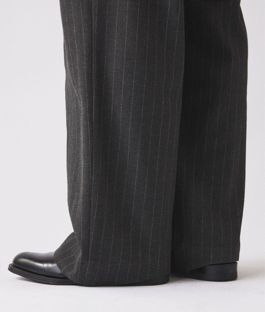 JOURNAL STANDARD ヒールカット ルーズストライプスラックス