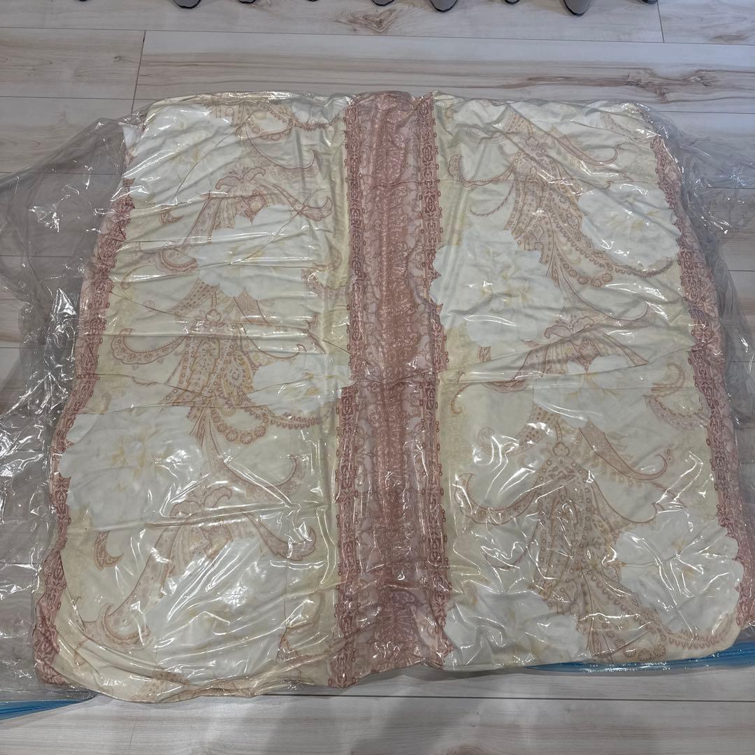 12/16まで出品☆京都西川羽毛布団ダブル➕布団カバーダブル