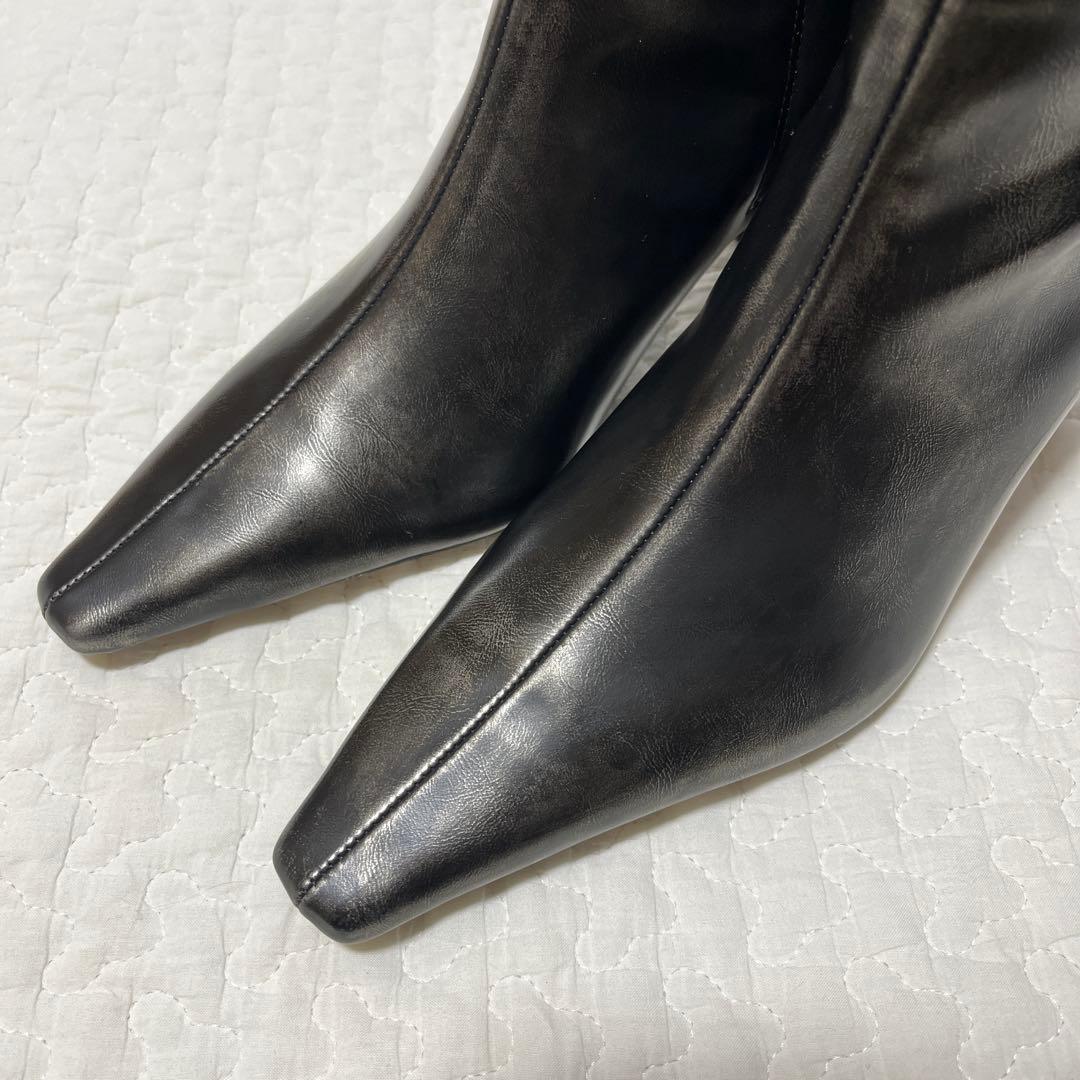 アメリ ★ POINTED TOE GRUNGE LIKE BOOTS【 S 】