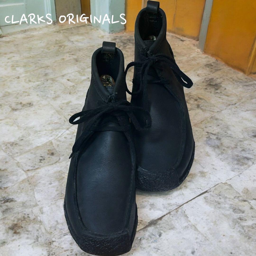 r2d32 クラークスオリジナルズ　ナタリーハイカット　ブラック　26