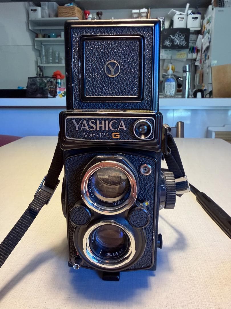 Yashica Mat 124G 二眼レフ 中判カメラ ケース付 動作品