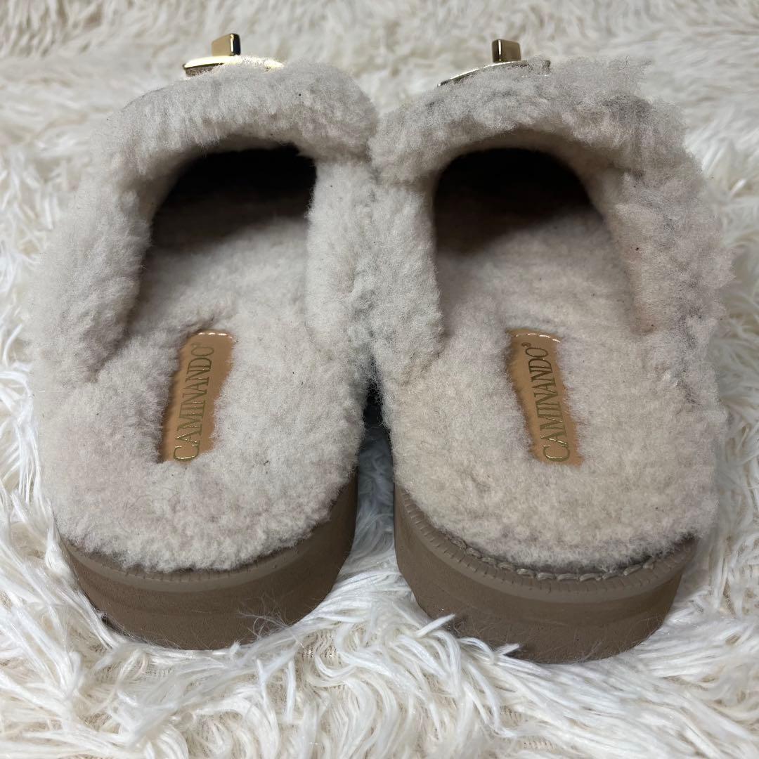 【新品未使用】CAMINANDO バックルファーサンダル
