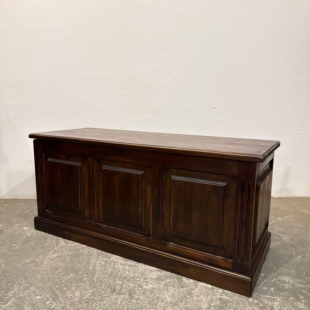 ヴィンテージ　収納付き　ベンチ