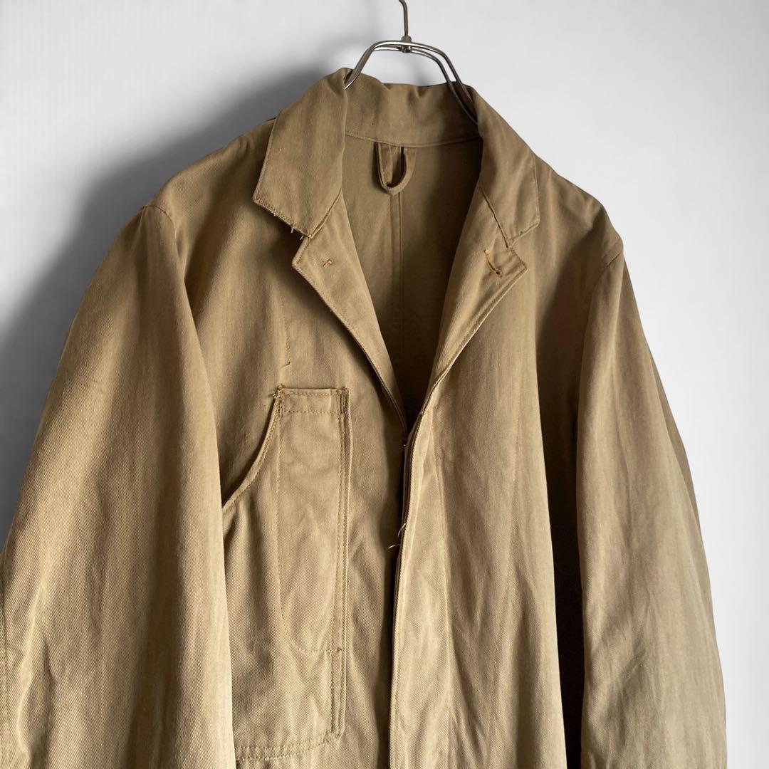 〜60s イギリス GPO コットンドリル ワークコート ダスターコート