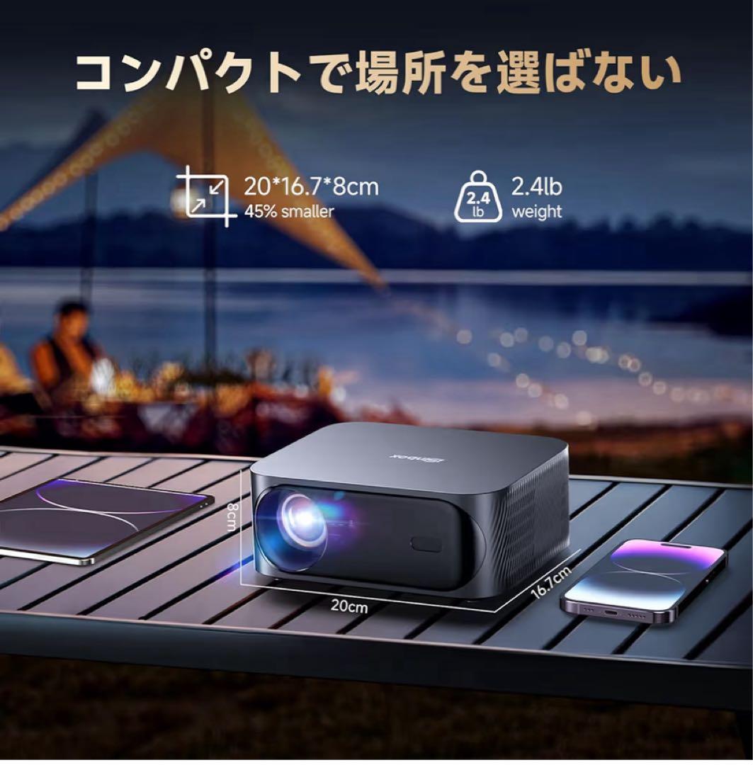 プロジェクター 家庭用 iSinbox プロジェクター 小型1080P