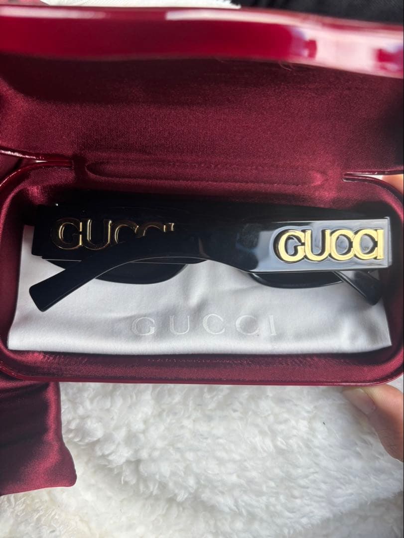 専用GUCCI ブラック サングラス ケース付き