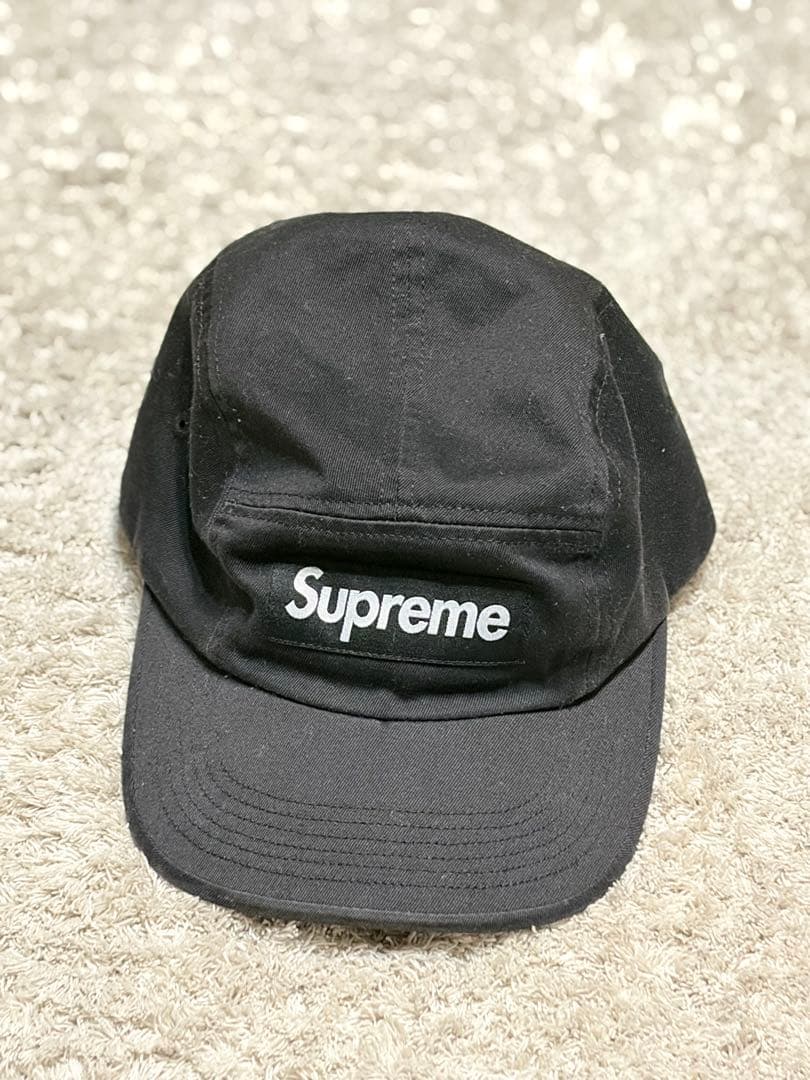 Supreme ブラック キャップ