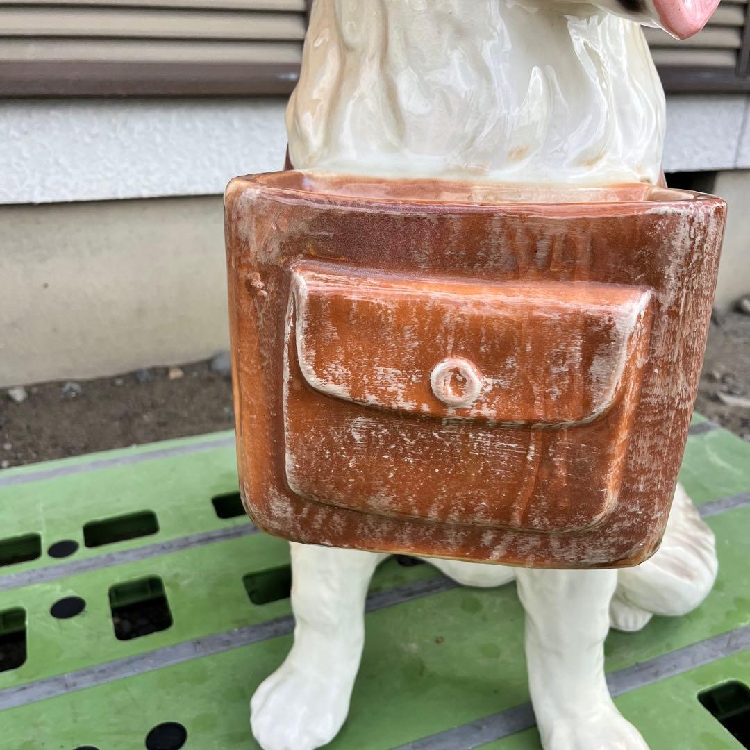 ゴールデンレトリーバー　陶器置物