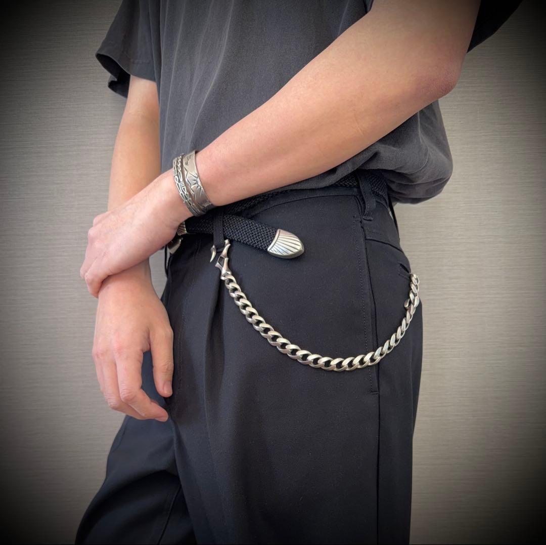 希少初期 Oz Abstract レジスタンス 喜平 ウォレットチェーン 925