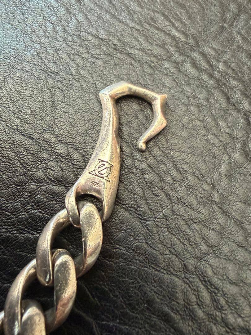 希少初期 Oz Abstract レジスタンス 喜平 ウォレットチェーン 925