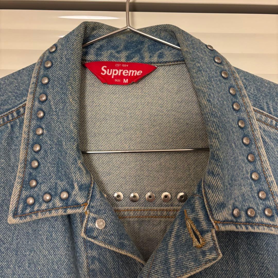 ジャケット・アウター Supreme Studded Denim Jacket