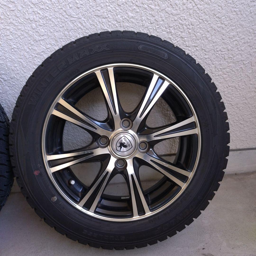 DUNLOP WINTER MAXX スタッドレス 4本セット 綺麗 14インチ