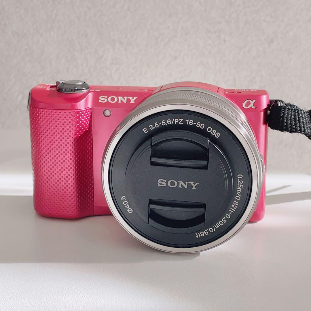 SONY α5000 ILCE-5000 パワーズームレンズキット ピンク