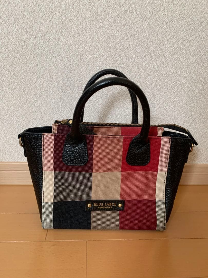 BLUE LABEL CRESTBRIDGE チェック柄ハンドバッグ