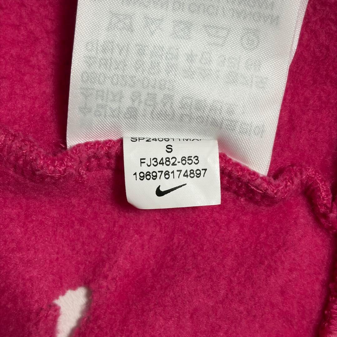 NIKE × JACQUEMUS スウォッシュフードパーカー ピンク S