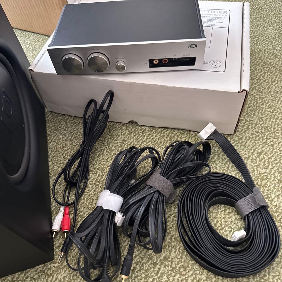 KOI TIGER パワードスピーカーシステム　　　　　　　　付属品全揃　箱有