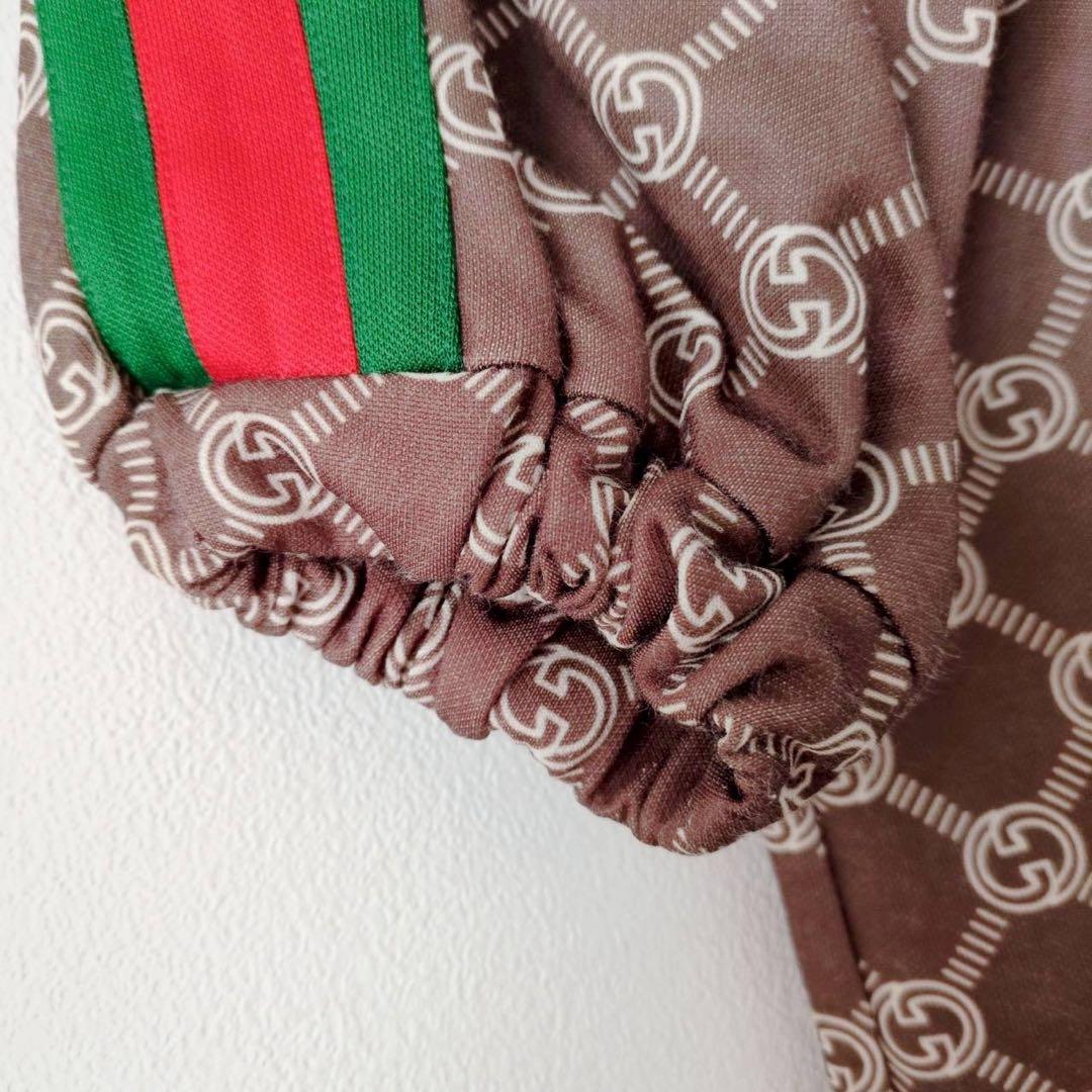 グッチ インターロッキングGテクニカルジャージードレス モノグラム ワンピ L