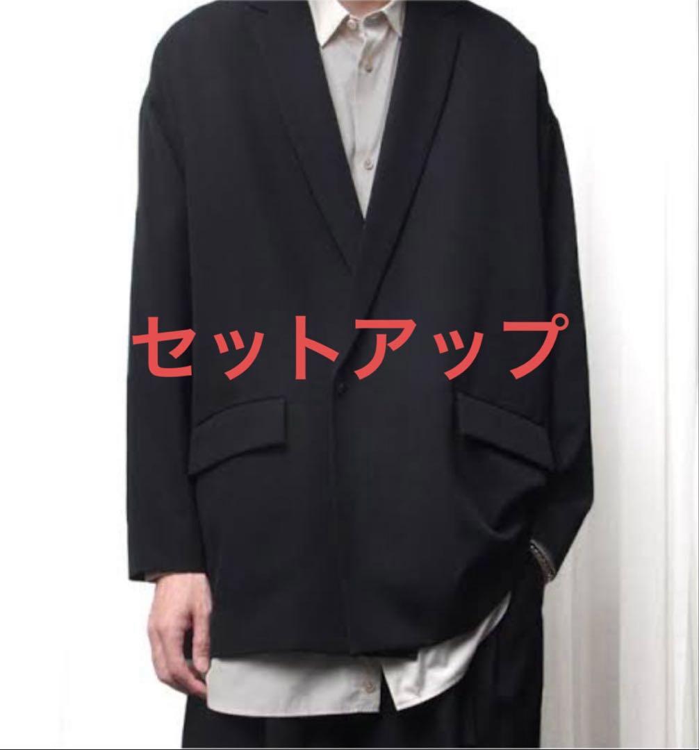 ドゥルカマラ よそいき　セットアップ　ダブル　タック　ワイドパンツ　スーツ