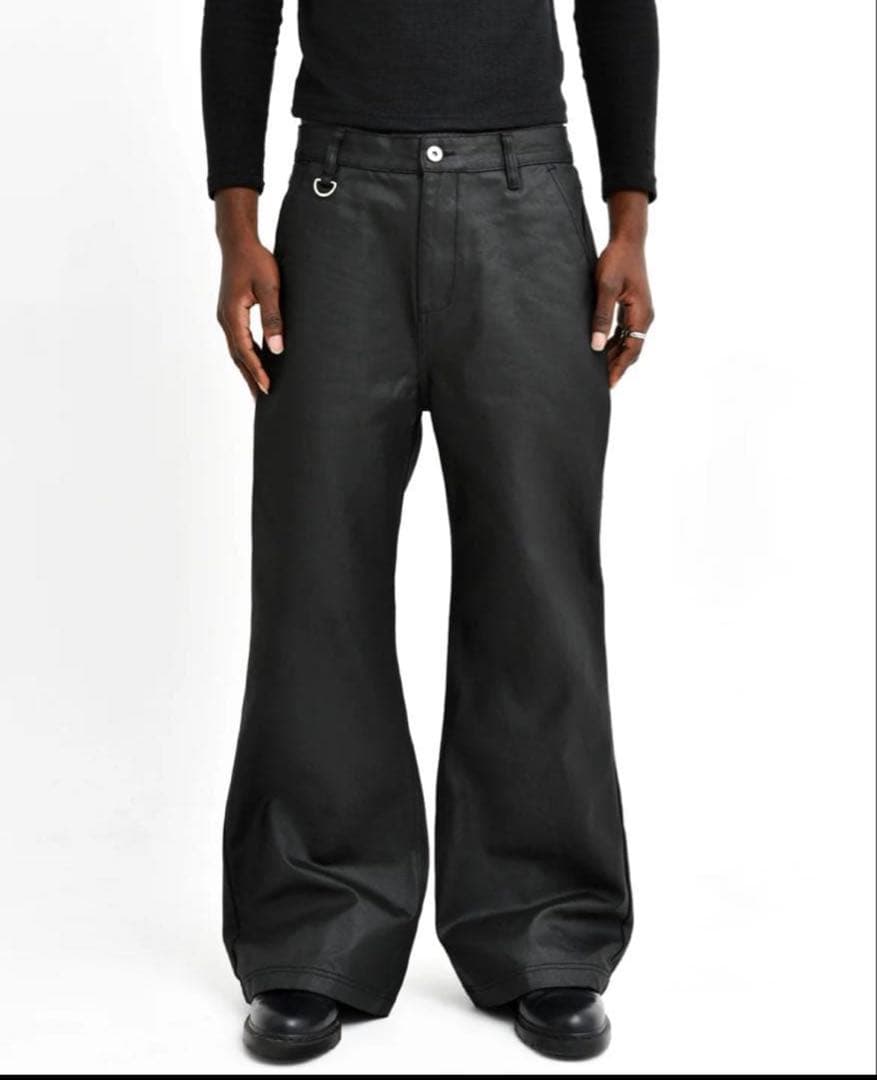 パンツ asapmode Stacked Oil Coating Pants M