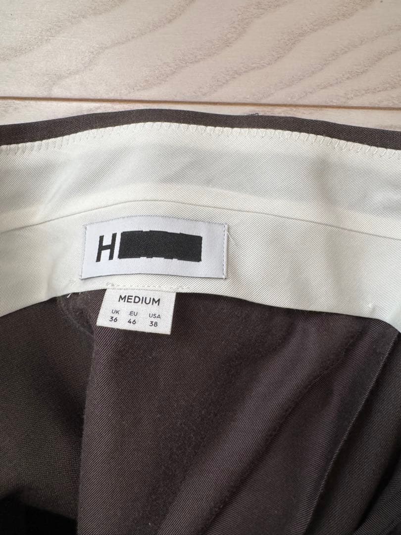 H beauty &youth トロピカルウールパンツ