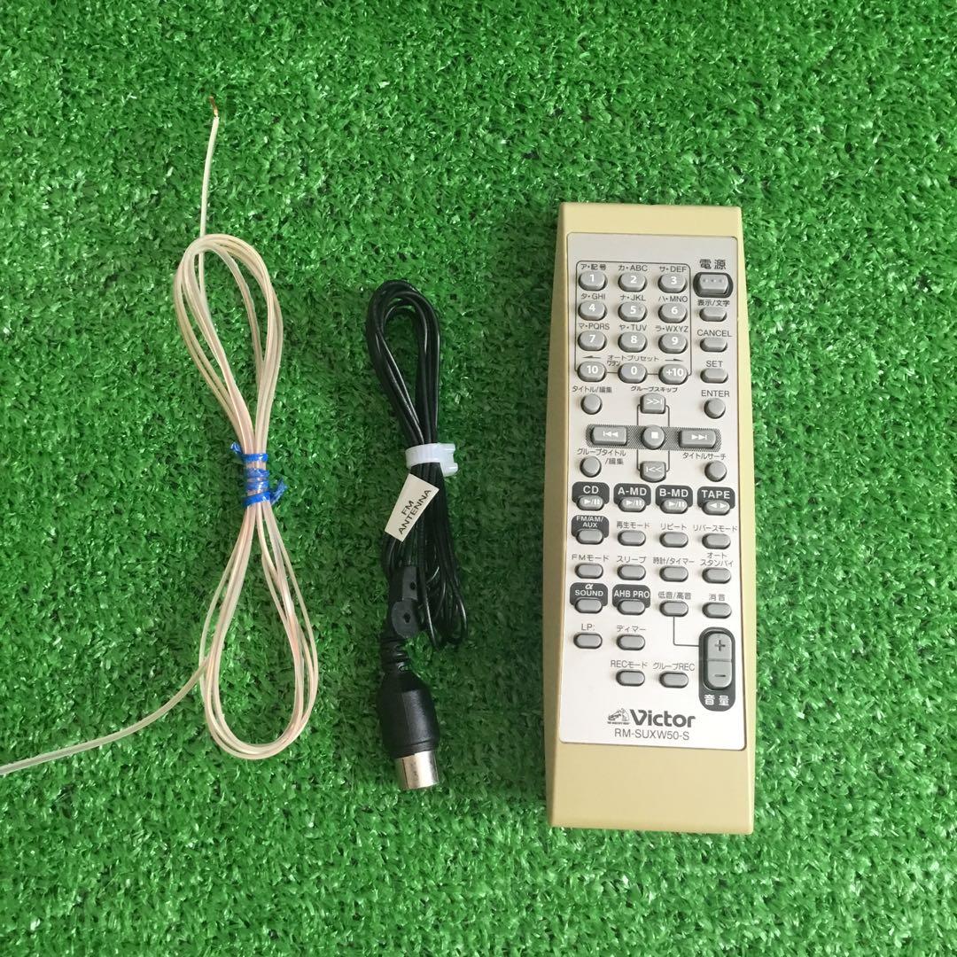 Victor CD・MD・カセットデッキ リモコン付き