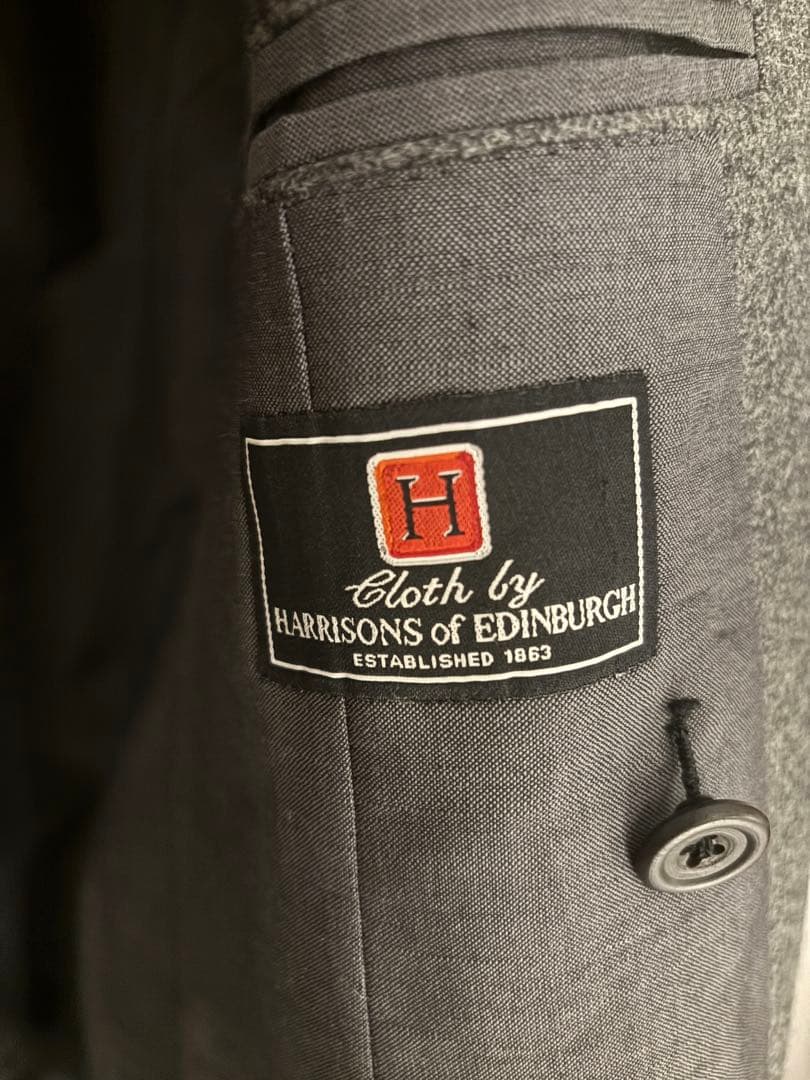 Boston tailor グレー ダブルブレスト ビスポーク ジャケット